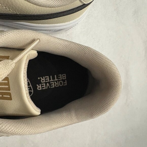 Puma Womens Platforms 390758-08 Beige & Black Sneakers With Lace-Up Closure - Picture 16 of 16